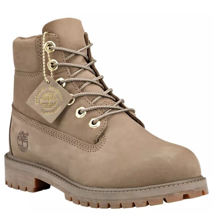 Dark beige nubuck timberlands sales
