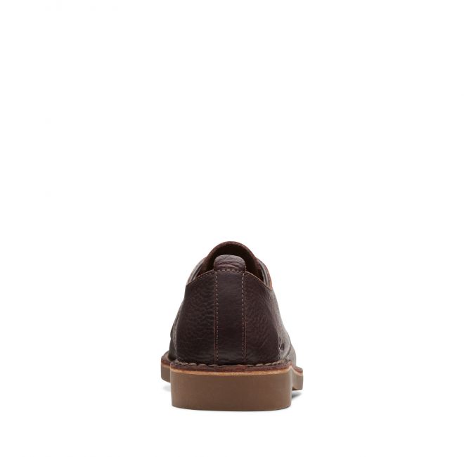 Clarks desert london online dark brown suede